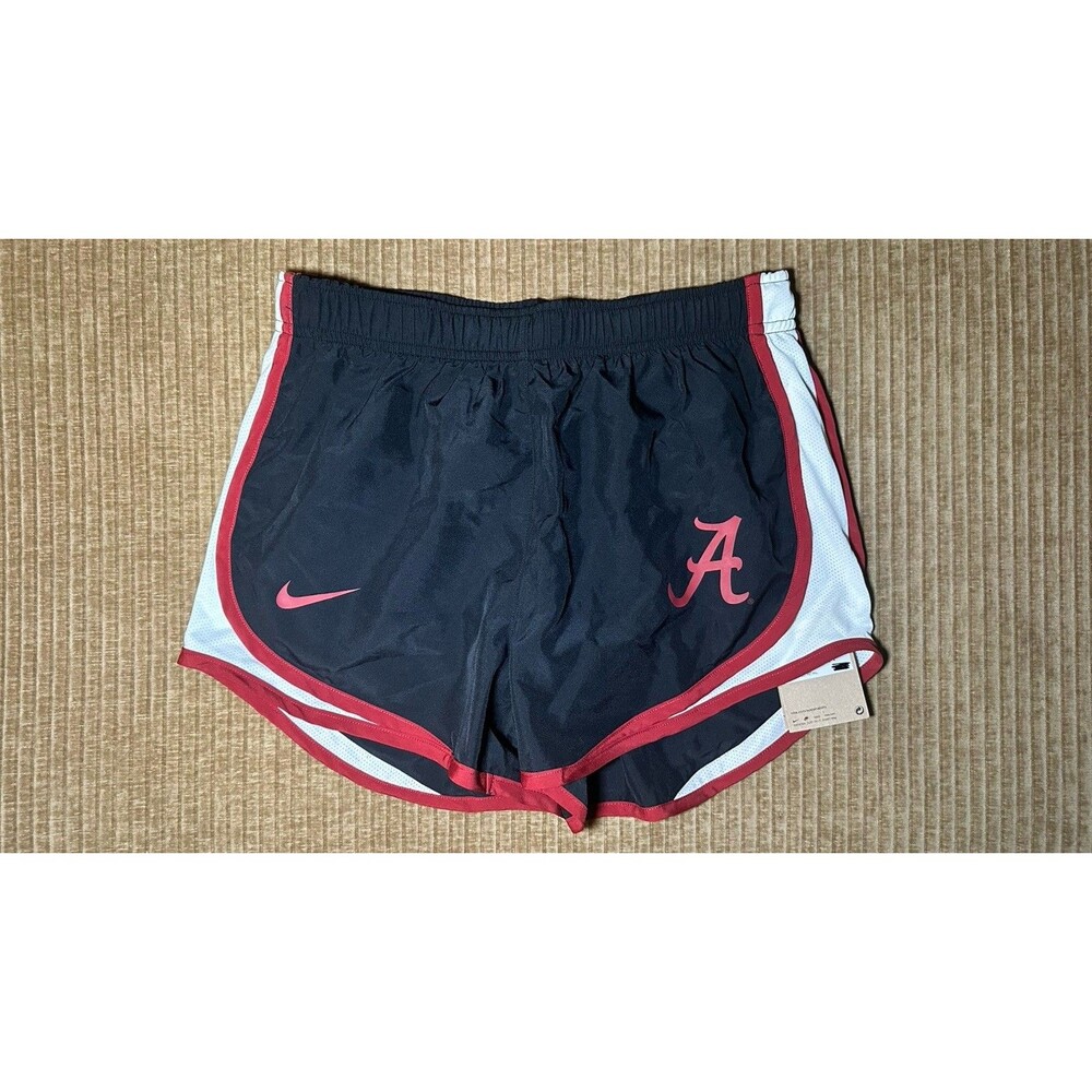 Alabama Crimson Tide Nike Dri Fit Tempo Shorts Womens Size S Black Red White